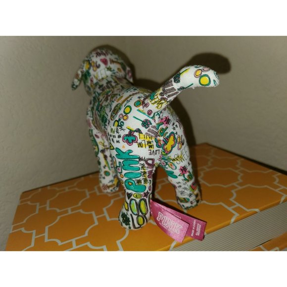PINK VICTORIA'S SECRET GRAFFITI DOG - Picture 4 of 4